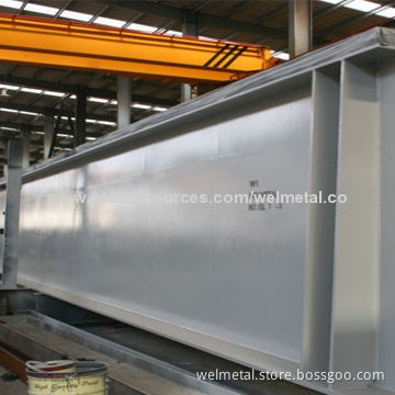 Submerged arc welding bridge beams
